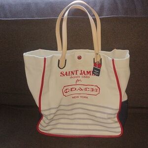 Coach SAINT JAMES Large canvas tote bag